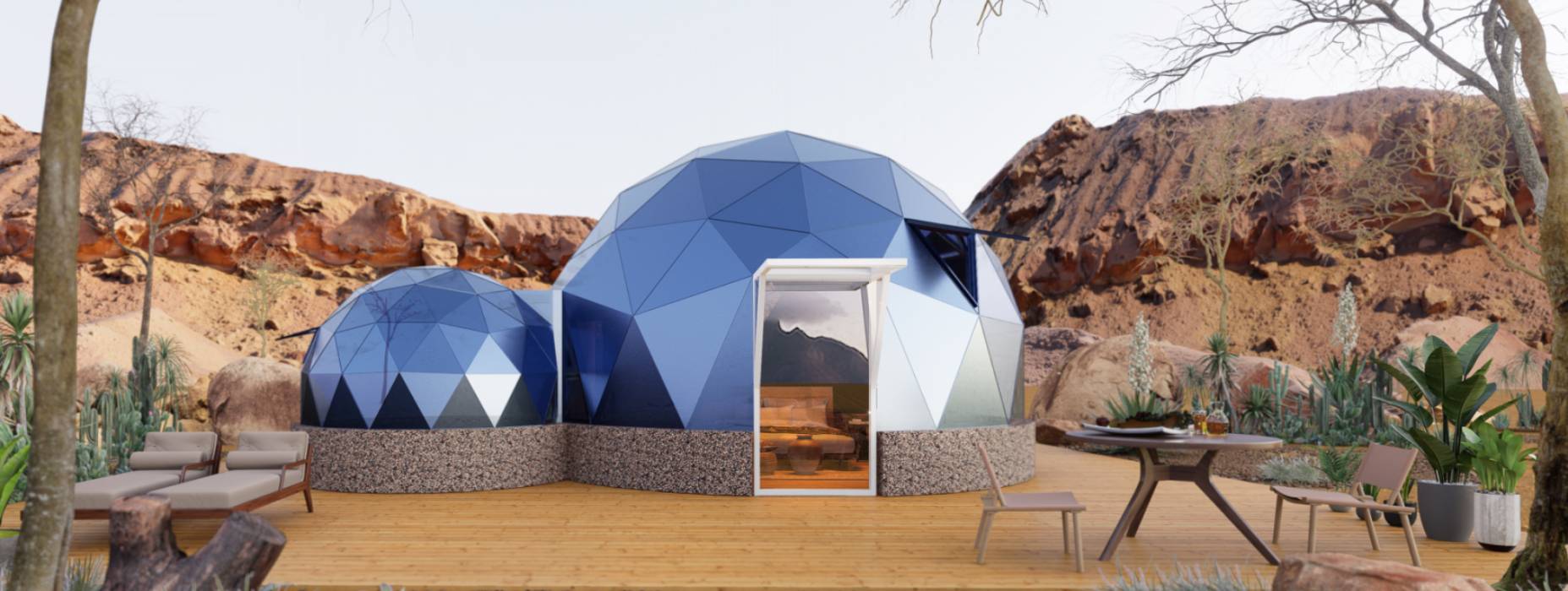 北川球形智能光伏玻璃星空房